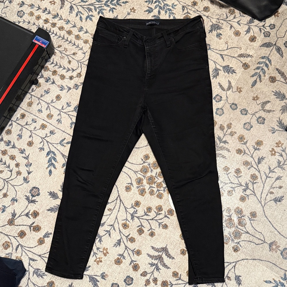 J. Crew Black Skinny Pants